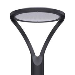 Led φωτιστικό πλατείας 30W 5000K ψυχρό φως 4500lm Φ422 σε μαύρο χρώμα