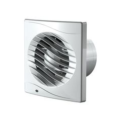 Εξαεριστήρας λουτρού ισχύος 12W Φ10 220V με κλαπέ 130m3/h νικελ ματ
