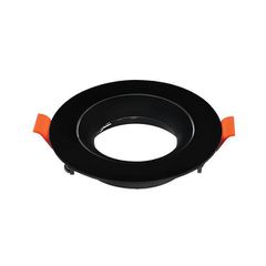 Σποτ χωνευτό σταθερό REDO με διάμετρο Φ92cm & ντουί GU10 IP20 σε μαύρο χρώμα