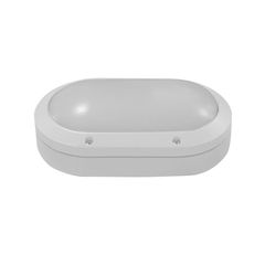 Aπλίκα λευκή οβάλ με ντουί Ε27 max 40W 230VAC 218x135x65mm IP54