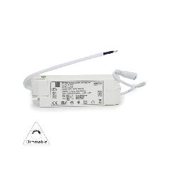 Τροφοδοτικό για πάνελ led 42W ντιμαριζόμενο Output 30-42VDC 1000mA πλαστικό