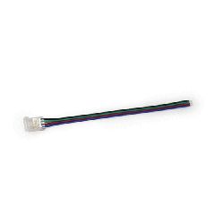 Τροφοδοσία με 4 καλώδια για ταινίες led cob RGB 10mm 14W/m-18W/m