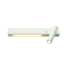 Φωτιστικό επίτοιχο δεξί HERMES LED12W θερμό χρώμα φωτός 3200K 980LM σε λευκό μεταλλικό 28x11x8cm