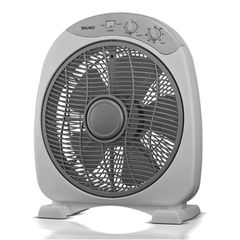 Ανεμιστήρας Box Fan BRUNO δαπέδου 38W 32cm σε γκρι χρώμα με 3 ταχύτητες & χρονοδιακόπτη