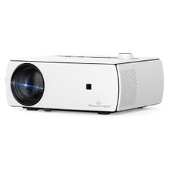 Βιντεοπροβολέας POWERTECH LED με ηχείο & ανάλυση 1080p, FULL HD σε λευκό χρώμα με τηλεχειριστήριο