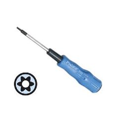 Κατσαβίδι TORX με τρύπα T07H T/PRO'SKIT και μπλε εργονομική λαβή