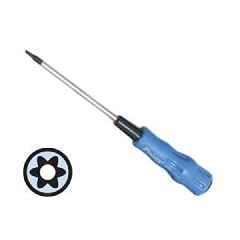 Κατσαβίδι TORX T08H T/PRO'SKIT με τρύπα και αντιολισθητική μπλε λαβή
