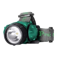 Φακός κεφαλής μπαταρίας LED 1W 60lm έως 77m FL-528 S/PRO'SKIT με 4 ρυθμίσεις zoom