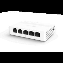 Switch 5 καναλιών Hikvision Unmanaged Ethernet Gigabit DS-3E0505D-E Plug & Play για επίτοιχη ή επιτραπέζια τοποθέτηση