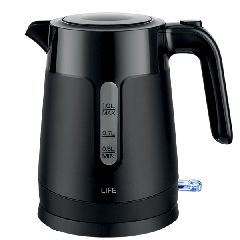 Bραστήρας χωρητικότητας 1.0L 1500W σε μαύρο χρώμα LIFE ELEMENT BLACK