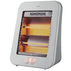 Ηλεκτρική θερμάστρα χαλαζία με 2 επίπεδα 400W/800W με προστασία από υπερθέρμανση για χώρους έως 20m²