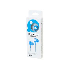 Ακουστικά ψείρες με μικρόφωνο BLOW B-15 σε γαλάζιο χρώμα καλή απόδοση & μοντέρνο σχεδιασμό