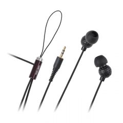 Ακουστικά ψείρες ενσύρματα AZUSA In Ear με υποδοχή jack 2.5mm σε μαύρο χρώμα