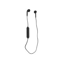 Ακουστικά Bluetooth V4 σε μαύρο χρώμα ασύρματα ιδανικά για αθλητές με ενσωματωμένο μικρόφωνο & μπαταρία