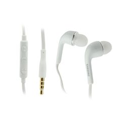 Ακουστικά ψείρες Stereo Samsung 3.5mm συνεργάζονται με S5 , i9500 Original σε λευκό χρώμα
