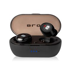 Ακουστικά ασύρματα BLOW Earbuds BTE100 σε μαύρο χρώμα με εύρος 10m