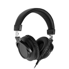 Ακουστικά κεφαλής στούντιο DJ ενσύρματα on-ear Kruger σε μαύρο χρώμα