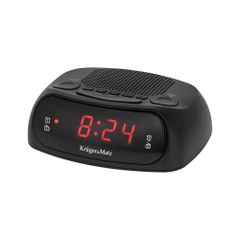 Ψηφιακό ραδιόφωνο - ξυπνητήρι Kruger με οθόνη LED σε μαύρο χρώμα