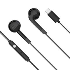 Ακουστικά in-ear USB-C με μικρόφωνο Kruger C2 σε μαύρο χρώμα