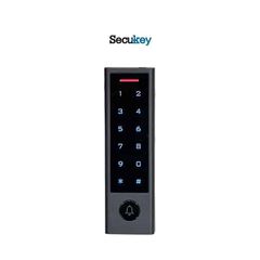 Αυτόνομο stand alone access control μιας επαφής με πλήκτρα αφής για 1000 χρήστες με κάρτα ή κωδικό IP66