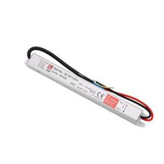Τροφοδοτικό μίνι στενό για ταινίες LED 12VDC 24W στεγανό IP67 με προστασία από υπερφόρτωση