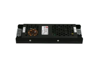 Τροφοδοτικό μίνι για ταινίες LED 12VDC 300W σε μαύρο χρώμα από αλουμίνιο IP20