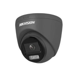 Κάμερα Dome Hikvision HDTVI 3K, Smart Hybrid Light ColorVu με υπέρυθρο φωτισμό εμβέλειας έως 40m σε γκρι χρώμα