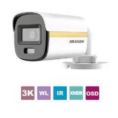Κάμερα mini Bullet Hikvision DS-2CE10KF3T-LE(2.8MM) HDTVI 3K με σταθερό ευρυγώνιο φακό & έγχρωμη εικόνα ημέρα νύχτα IP67
