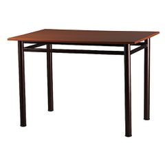 Τραπέζι "DINNER" σε καφέ/μαύρο χρώμα 100x60x77
