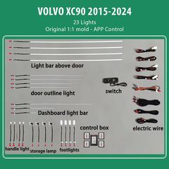 Digital iQ Ambient Light for VOLVO  XC90 mod. 2015-2024, 23 Lights