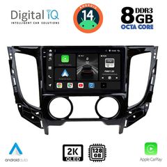 DIGITAL IQ BXF 8437_CPAA A/C (9inc) MULTIMEDIA TABLET for MITSUBISHI L200 mod. 2015> με A/C