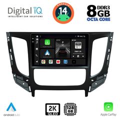 DIGITAL IQ BXF 8437_CPAA CLIMA (9inc) MULTIMEDIA TABLET for MITSUBISHI L200 mod. 2015>