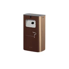 Σταχτοδοχείο Μεταλλικό Επιτοίχιο, 17.5x11.5x34cm, Corten, Stil-Casa Italy