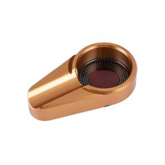 Σταχτοδοχείο πούρων από κράμα αλουμινίου, 12x6.8x2.5cm, 237gr, χρυσαφί