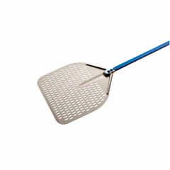 Φτυάρι Πίτσας διάτρητο 36x36cm αλουμινίου, με μπλε κοντάρι 1.5m, GIMETAL