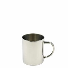 Κούπα διπλών τοιχωμάτων, INOX 18/10, φ7.6xΥ8.8cm, 300ml, με χέρι