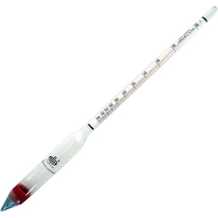 Αλκοολόμετρο, 0-100 (10-44) 36cm, Κλίμακες vol /GL /Tralles - Cartier, Alla France