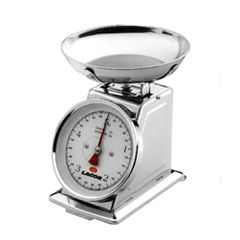 Μηχανική Ζυγαριά INOX 18/10, μπωλ φ20.5xυ4cm, έως 5kg, ακρίβεια : 20gr, Lacor