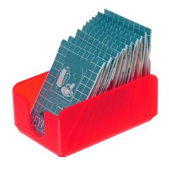 Θήκη για Φακελάκι Τσαγιού/ζάχαρηs Κόκκινη