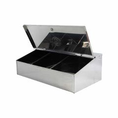 Καφεκούτι 3 Θέσεων, Ανοξείδωτο 18/0