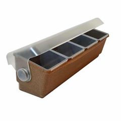 Δοχείο με Αναδιπλώμενο Καπάκι 50x15cm Για Bar