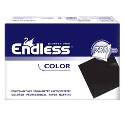 Πακέτο 750 Χαρτοπετσέτες 24x24, μαύρες, μαλακές