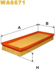 Wix Filters Φίλτρο Αέρα - WA6671