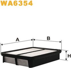 Wix Filters Φίλτρο Αέρα - WA6354