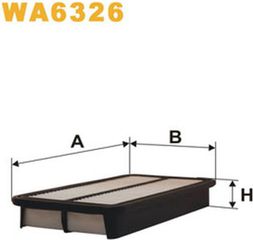 Wix Filters Φίλτρο Αέρα - WA6326