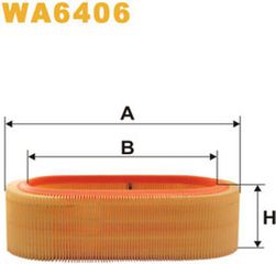 Wix Filters Φίλτρο Αέρα - WA6406