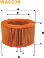 Wix Filters Φίλτρο Αέρα - WA6534