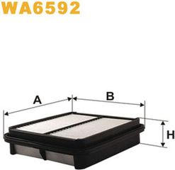Wix Filters Φίλτρο Αέρα - WA6592