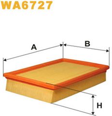 Wix Filters Φίλτρο Αέρα - WA6727