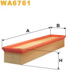 Wix Filters Φίλτρο Αέρα - WA6761